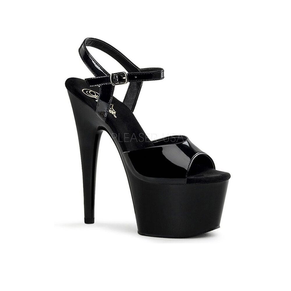 Open-Toe Ankle Strap Platform Women's Heel Sandals